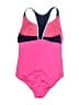 Lands' End Color Block Pink One Piece Swimsuit Size 10 - photo 2