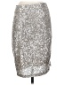 Cable & Gauge Metallic Silver Formal Skirt Size S - photo 2