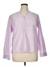 Gap Outlet Pink Long Sleeve Blouse Size XL - photo 1
