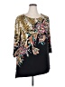 JM Collection Gold 3/4 Sleeve Blouse Size XXL - photo 1