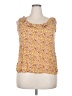 Gap 100% Viscose Yellow Sleeveless Blouse Size XXL - photo 1