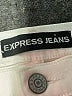 Express Jeans Metallic Ivory Jeans Size 6 - photo 4