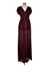Baltic Born 100% Polyester Solid Maroon Burgundy Cocktail Dress Size L - photo 1