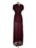 Baltic Born 100% Polyester Solid Maroon Burgundy Cocktail Dress Size L - photo 2