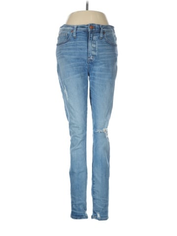 Madewell 9" High-Rise Skinny Jeans: Destructed-Hem Edition (view 1)