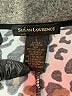 Susan Lawrence Animal Print Black Short Sleeve Top Size L - photo 7