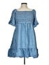 Blu Pepper Blue Casual Dress Size L - photo 1
