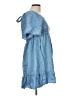 Blu Pepper Blue Casual Dress Size L - photo 4