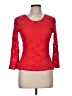 Peck & Peck Red 3/4 Sleeve Top Size M - photo 1
