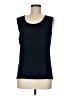 Emma James Blue Sleeveless Top Size M - photo 1