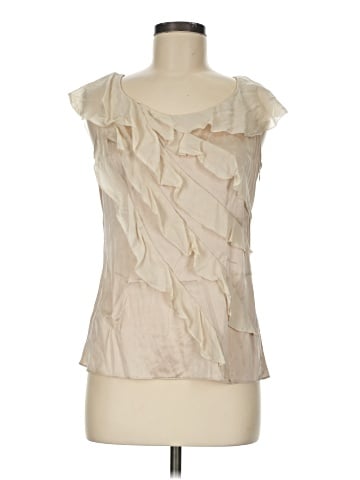 White House Black Market Sleeveless Silk Top (view 1)