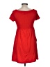 Cato Solid Red Casual Dress Size M - photo 2
