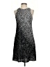 Carmen Marc Valvo 100% Polyester Stars Silver Cocktail Dress Size 4 - photo 1