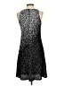 Carmen Marc Valvo 100% Polyester Stars Silver Cocktail Dress Size 4 - photo 2