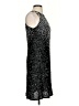 Carmen Marc Valvo 100% Polyester Stars Silver Cocktail Dress Size 4 - photo 4