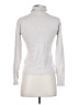 Ann Taylor 100% Cotton Silver Turtleneck Sweater Size XS - photo 2