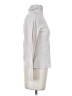 Ann Taylor 100% Cotton Silver Turtleneck Sweater Size XS - photo 4