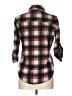 Roommates Plaid Gray 3/4 Sleeve Button-Down Shirt Size L - photo 2