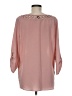 rue21 100% Polyester Pink 3/4 Sleeve Blouse Size M - photo 2