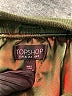 Topshop 100% Polyester Green Jacket Size 4 - photo 6