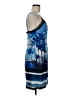 Le Superbe 100% Polyester Graphic Tropical Blue Cocktail Dress Size 6 - photo 4