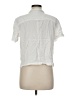 Alexander Jordan 100% Rayon White Short Sleeve Blouse Size M - photo 2