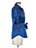 BCX Blue 3/4 Sleeve Blouse Size S - photo 4