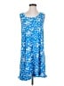 Draper James Print Blue Casual Dress Size Sm - Med - photo 1