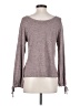 Jolie Gray Long Sleeve Top Size S - photo 2