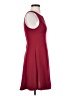 Everly Solid Burgundy Casual Dress Size S - photo 4