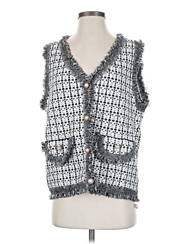 Flat White Sweater Vest (view 1)