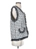 Flat White Tweed Gray Sweater Vest Size S - photo 4