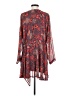 Free People 100% Polyester Paisley Red Casual Dress Size XS - photo 2