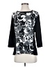 All Hours Black 3/4 Sleeve Top Size S - photo 1