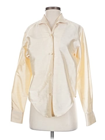 Connie Roberson Long Sleeve Silk Top (view 1)