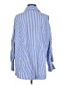 Zara Stripes Blue Long Sleeve Blouse Size S - photo 2