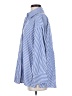 Zara Stripes Blue Long Sleeve Blouse Size S - photo 5