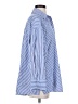 Zara Stripes Blue Long Sleeve Blouse Size S - photo 4