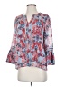 Neiman Marcus Blue 3/4 Sleeve Blouse Size S - photo 1