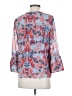 Neiman Marcus Blue 3/4 Sleeve Blouse Size S - photo 2