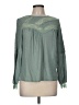 Listicle Green Long Sleeve Blouse Size M - photo 1