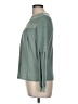 Listicle Green Long Sleeve Blouse Size M - photo 5
