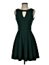 XOXO Solid Green Cocktail Dress Size S - photo 1