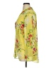 Kut from the Kloth Floral Yellow Long Sleeve Blouse Size XL - photo 5