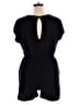 Just Be... Solid Black Romper Size 1X - photo 2