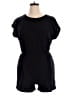 Just Be... Solid Black Romper Size 1X - photo 1