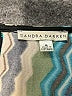 Sandra Darren Chevron-herringbone Teal Casual Dress Size 6 - photo 7