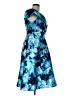 Alex Evenings 100% Polyester Blue Cocktail Dress Size 8 Petite - photo 4
