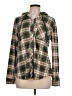 Eden & Olivia Plaid Green Long Sleeve Blouse Size L - photo 1