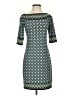 Max Studio Argyle Teal Casual Dress Size S - photo 1